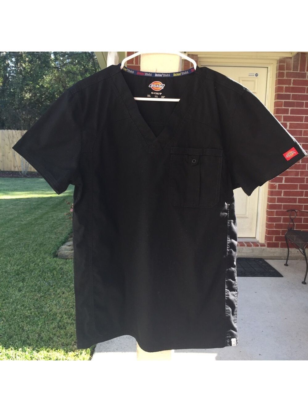 NEW Dickies Black Nursingโ Scrub Uniform Size Small Petite - Picture 2 of 10